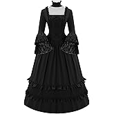 Women's Vintage 18th Century Victorian Dress Flare Sleeve Costume Dress Fancy Dress Party Ball Gown
