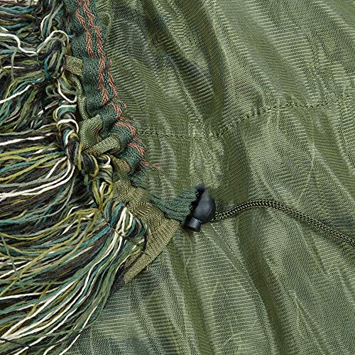 WJ Geely Clothing,Ghillie Suit Camouflage Cloak Camo Birdwatching Poncho Leaf Leaves Sniper Set Yowie Clothes,for Cs Woodland Games Army Adult 3D Outdoor Encryption Reinforcement - Thumbnail 5