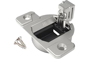 HOLDLY Replacement for Blum 33.3600,Compact 33 Screw on 110 Degree Opening Face Frame Cabinet Hinges,Cabinet Door Hinges,Replace Original Blum Hinges(with Screws, Mounting Plate Not Included) (8 Pack)