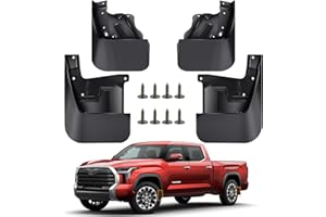 Mud Flaps Kit for 2024 Toyota Tundra Accessories 2022 2023 Mud Splash Guard Front and Rear 4-PC Set by TOPGRIL