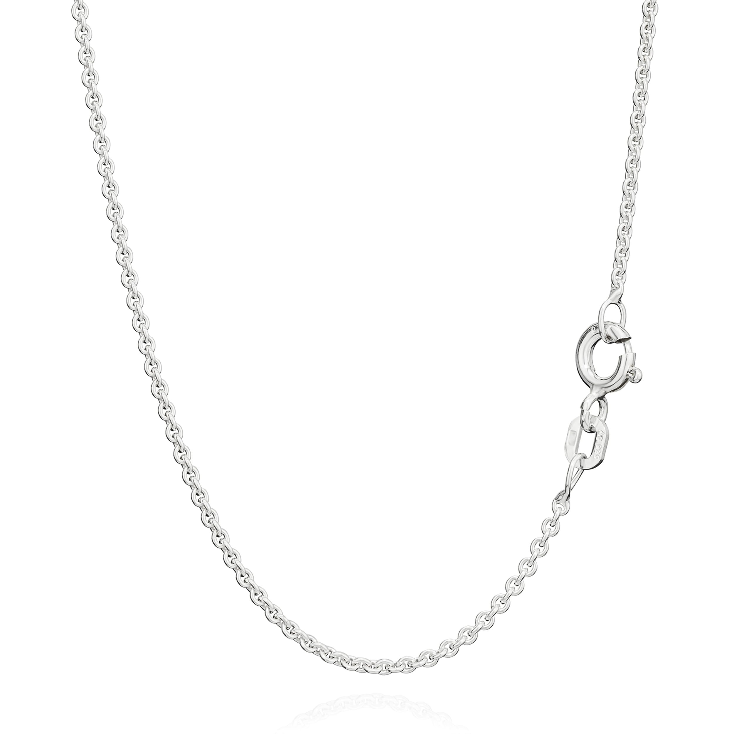 65cm Anchor Chain 925 Sterling Silver Chain Rung Necklace 5,8g 2,00mm 3069