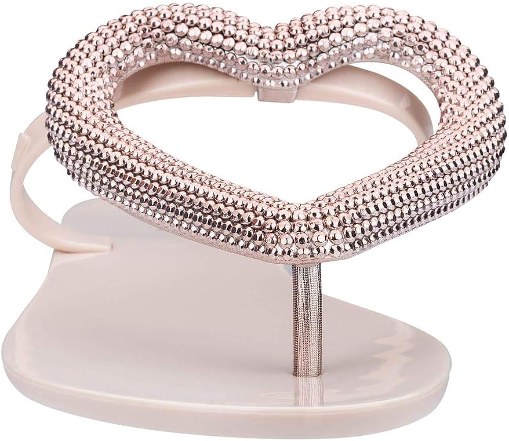 melissa big heart flip flop