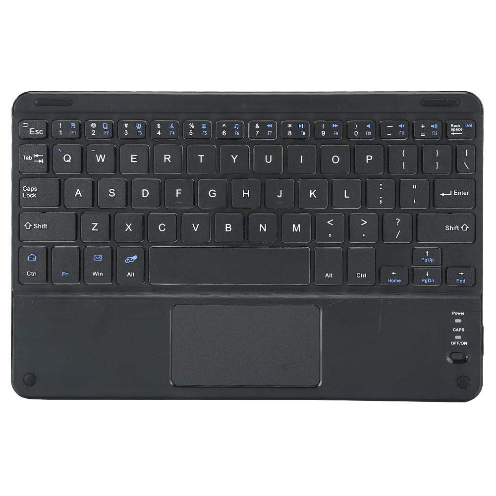 fasient Bluetooth Keyboard with Touchpad 9 Inch, Ultra-Slim Wireless Tablet Keyboards compatible with WINDOWS/Android/iOS, for Smartphone, Laptop, Tablet, Desktop