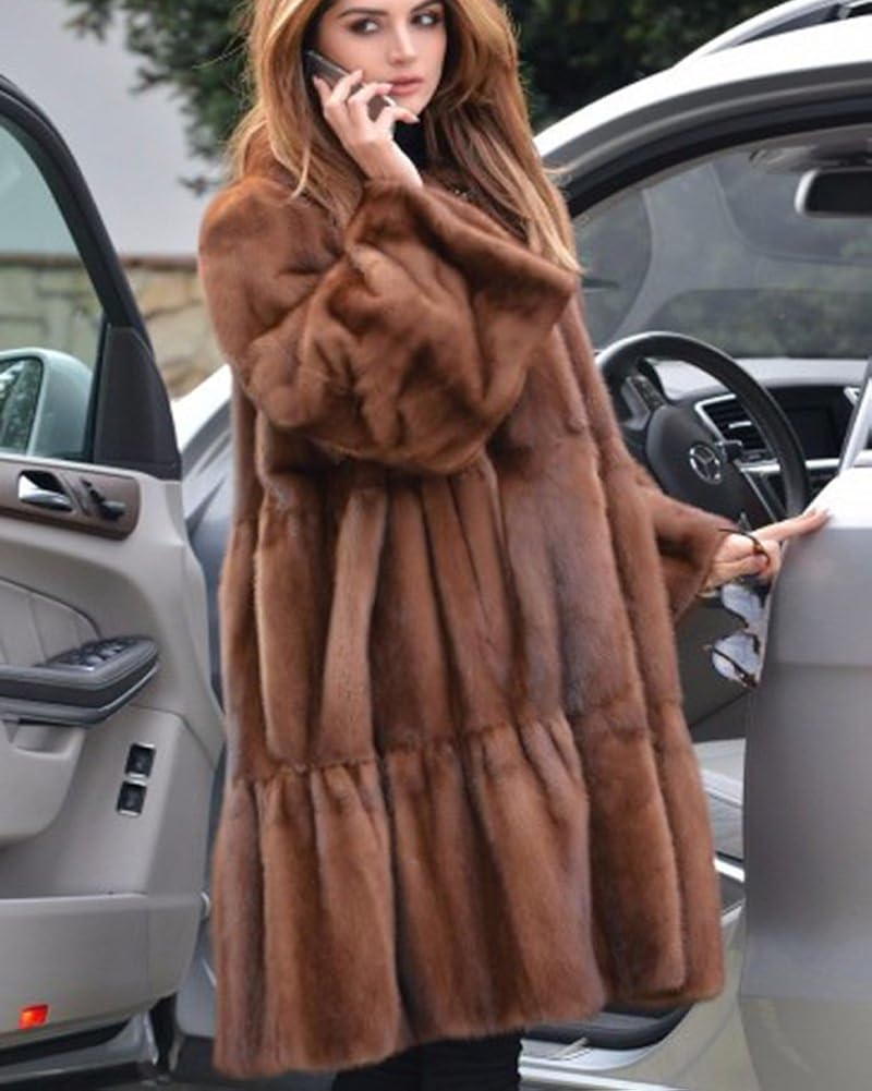 Best Fur Coats for Women Aox Women Winter Elegant Warm Thick Faux Fur Lined Long Best Fur Coats for Women Aox Women Winter Elegant Warm Thick Faux Fur Lined Long