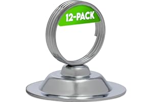 Gray Bunny Place Card Holder, 12 pack, Chrome Silver, Table Cardholder Tabletop Menu Holder Harp-Clip Number Holder Recipe Holder Reserved Card Holder, For Restaurants, Weddings, Banquets