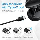 Aiivioll USB C Charger Cable for Anker Soundcore Earbuds Headphones 1m Type C view 5