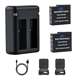 REYTRIC Upgraded 2-Pack Batteries for Insta360