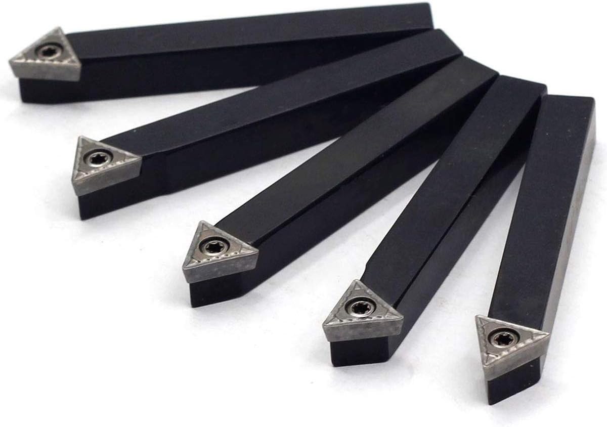 Power Tool Accessories 5 Pieces SODIAL 1/4 Indexable Carbide Lathe