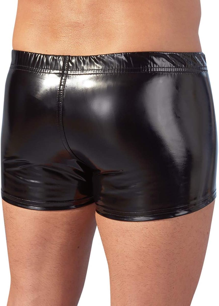 Black Level Men's Vinyl Pants with Zip, Large - Image 5