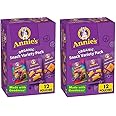 Annie's Organic Variety Pack, Cheddar Bunnies, Bunny Grahams & Cheddar Squares, 12 Pouches (Pack of 2)