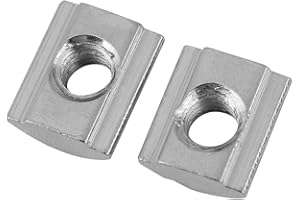 50PCS T Slot Nuts Aluminum Profile T Sliding Nuts Kit with Hammer Head Design Precision T Track Nuts for DIY Assembly(Europea