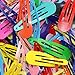 Wpxmer 120 Pack Colorful Hair Clips, Snap Hair Clips for Kids,Girls and Women(2 inch)