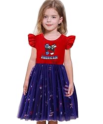 Toddler Girl 4th of July Outfit Red White and Blue