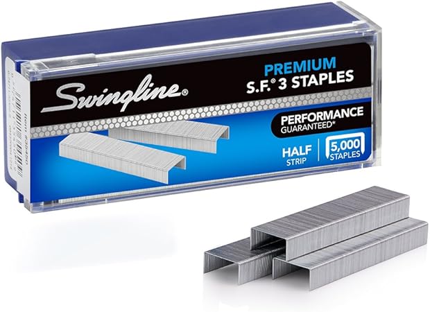 Amazon Com Swingline Staples S F 3 Premium 1 4 Length Half