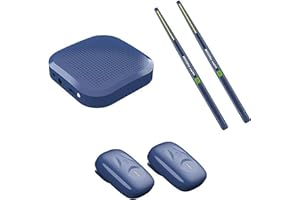 Agiufgs New Virtual Electronic Drum Set, Electric Drumsticks, Air Drum with Drumsticks, Pedals, Electric Tabletop Drum Set Ma