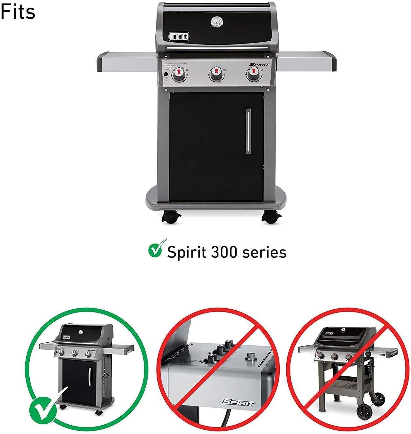 GFTIME 7636 Flavorizer Bar 38.86 CM pour er Spirit 300 Series,Spirit