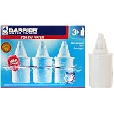 New Wave Enviro Barrier Filter Replacement Cartridges, Chlorine Reduction for fresh, clean water, Pack of 3 Replacement Cartridges for Barrier Pitchers
