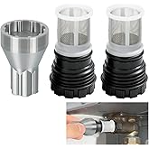 Brolena 3-in-1 Filter Removal Tool &amp; 2 Inlet Filters Kit Compatible with Rinnai Water Heaters, Works with Power Drivers, Wrenches or Hand Grip for Easy Maintenance