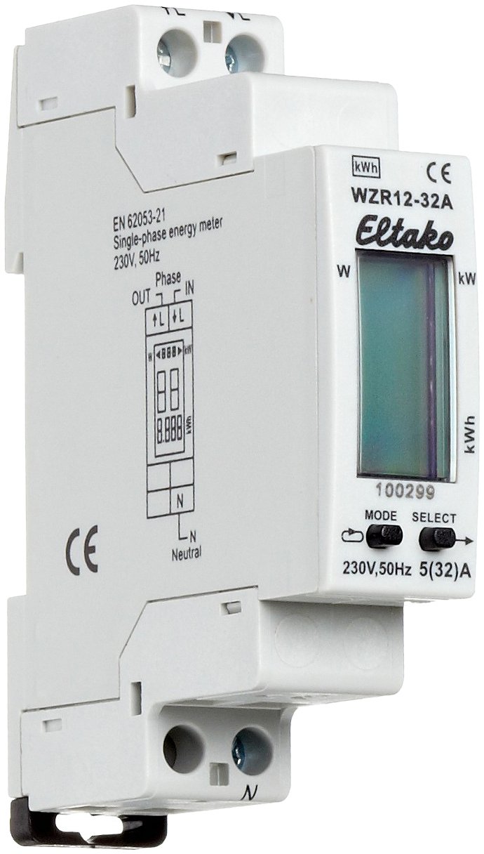 Eltako WZR12-32A AC Meter with Reset Without Approval