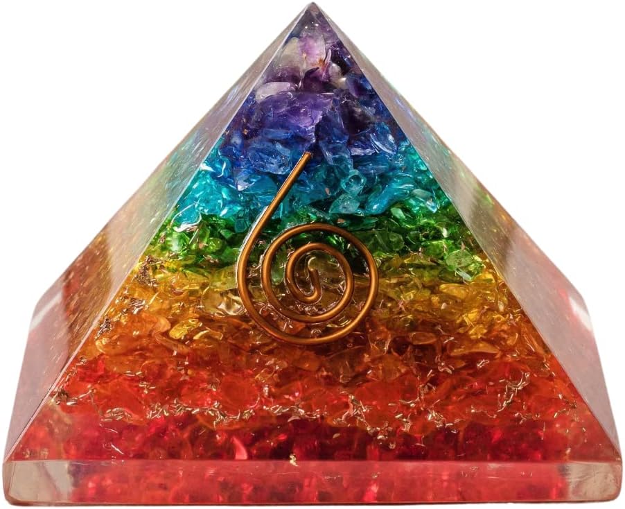 Mixed Media - Energy Generator Orgone Pyramid for E-Energy Protection & Healing- meditation orgonite pyramids/crystal chakra