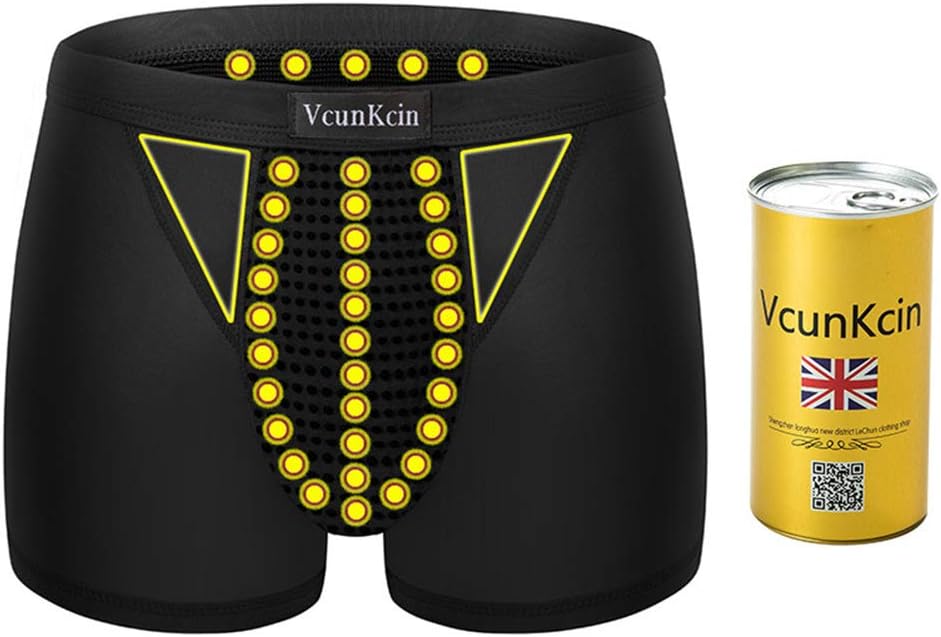 Men's Boxer Briefs Magnetic Underwear Boxershorts, Pennis Enlargement Underwears Magnetic Micromodal Trunks Therapy Health Care Comfort Shorts