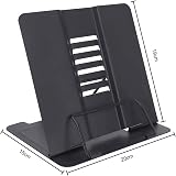 JINYUNMIN Book Stand Reading Stand Multi-Function Metal Easel Black view 2