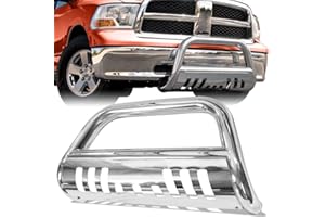 Stehlen 714937181304 Compatible With 2011-2013 Dodge Durango / 2011-2015 Jeep Grand Cherokee 3" Classic Series Bull Bar - Polished Stainless Steel