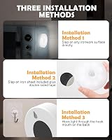 KALAHOL Motion Sensor Lights Indoor 10 Pack USB Rechargeable Cabinet Stair view 7