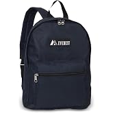 Everest Luggage Basic Backpack, Navy, Medium