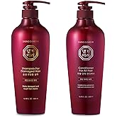 Daeng Gi Meo Ri - Shampoo & Conditioner Set for Damaged hair, Add Nutrition and Shine for Healthy and Energetic Hair, Reducing Dandruff, Nourishing and Promoting Hair Growth, 16.9 FL. OZ/ 500ml