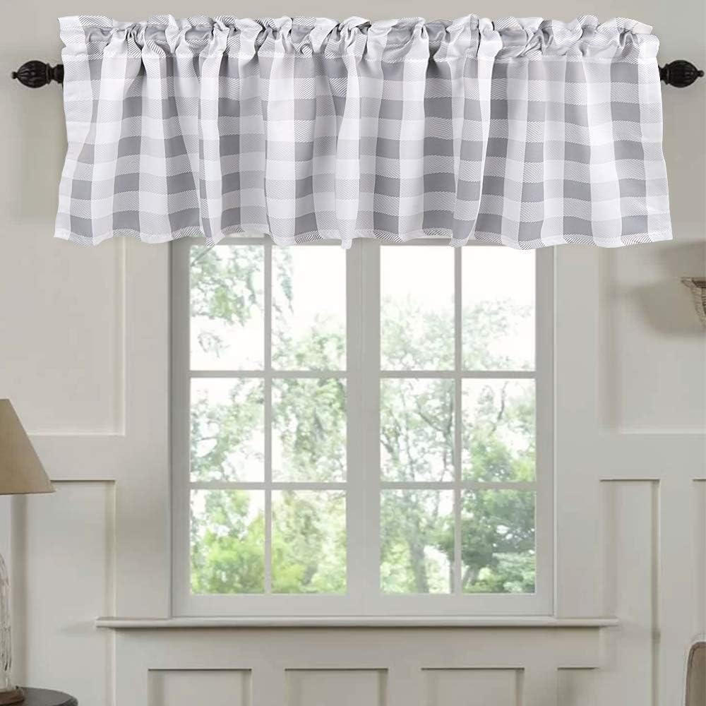 Best Plaid Kitchen Curtains For Windows