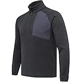 Beretta Men's Abisko Half Zip Thermal Fleece - Warm Lightweight Breathable Casual Outdoor Knitted Jacket for Hunting & Hiking