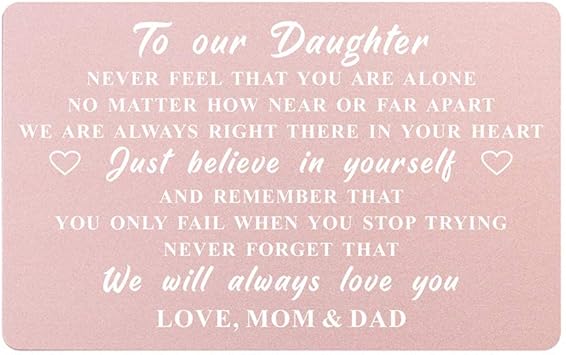 daughter presents
