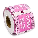 DGBDPACK 250 Raffle Tickets, 50/50 Double Roll