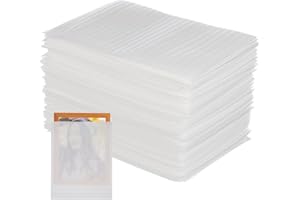 VILLCASE 100 Pack Cushion Foam Pouches for Packing, 8x6 inch Foam Warp Sheets for Moving Supplies, Dish Packing Sleeves for P