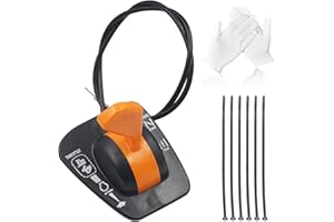 GY21107 Throttle Choke Cable for John Deere LA135 LA145 LA155 LA165 LA175 X140 Single Lever Throttle Cable