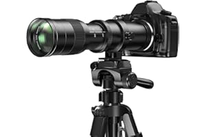 Lightdow Telephoto Lens 420-800mm F/8.3 for Canon EF Manual Telephoto Zoom Lens for Canon EOS Rebel T8i T7 T7i T6 T6s T6i T5 T5i T4i T3i T3 T2i T1i 250D 750D 760D 1200D 1300D 2000D DSLR Cameras