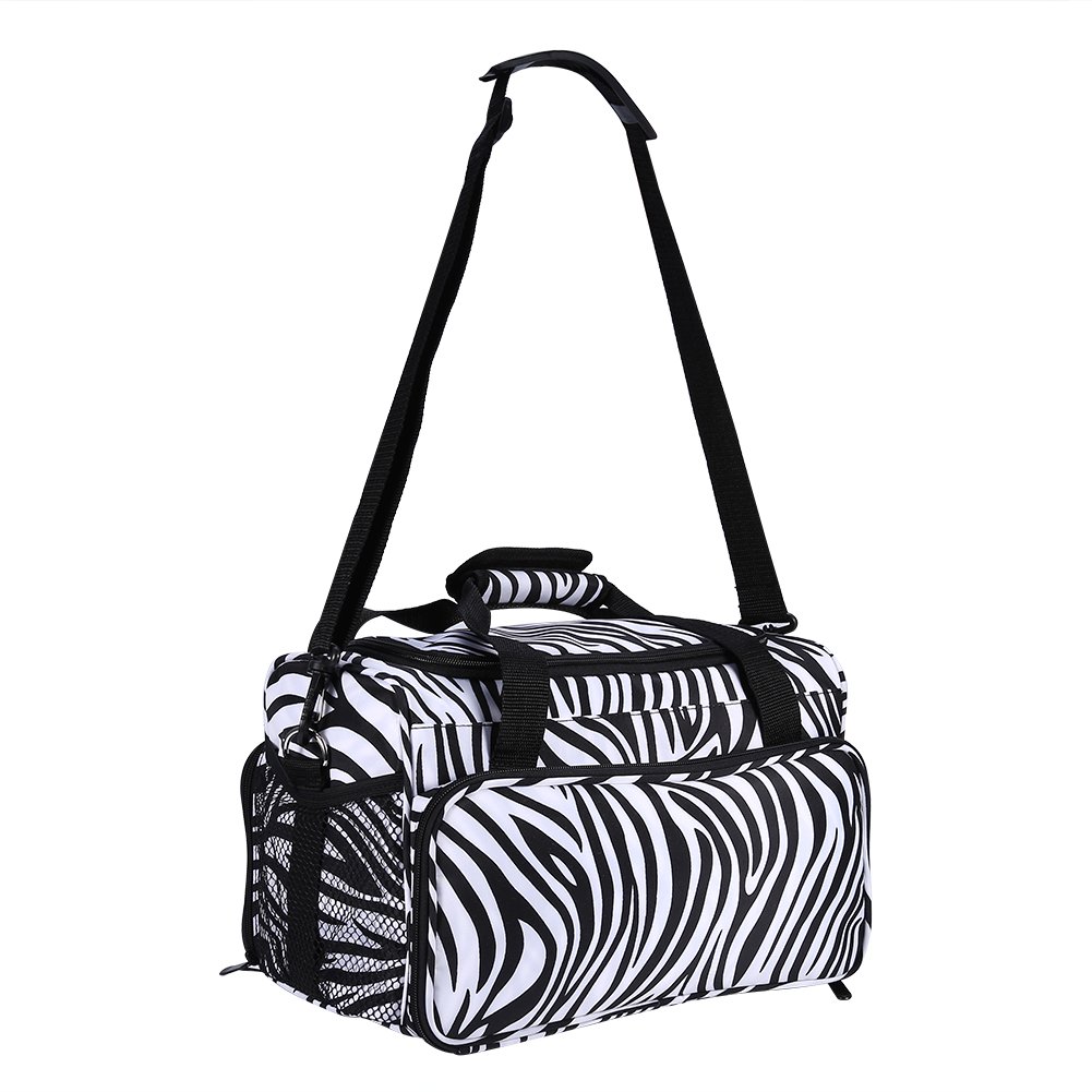 hairdressing bag, Yuyte Zebra Stripe Handbag Hairdressing Tools Bag Portable Scissors Comb Holder Bag Hairstyling Case