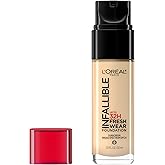 L'Oreal Paris Makeup Infallible Up to 32 Hour Fresh Wear Lightweight Foundation, 420 True Beige, 1 Fl Oz, Packaging May Vary