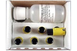 YSI 605306 Cap Membrane Kit, 1.25 mil, 6 PE Membranes, Includes Electrolyte, Yellow Cap