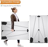 VIZ-PRO Light Melamine Tripod Whiteboard Flipchart Easel 90 x 60 cm view 4