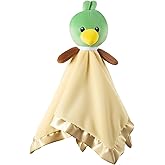 Mallard Duck Baby Lovey, Soft Security Blanket, Lovies for Babies, Duck Stuffed Animal Snuggle Toy for Newborn Infant Toddler Boys and Girls, Baby Shower/Nursery Gifts 16 Inch