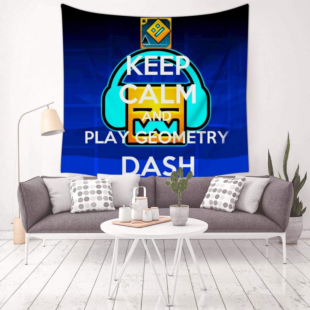 FG7SS6AA5 Keep Calm and Play-Geometry Tapestries Decor Wall Hanging Art Tapestry Mural Bedroom Living Room Tablecloth
