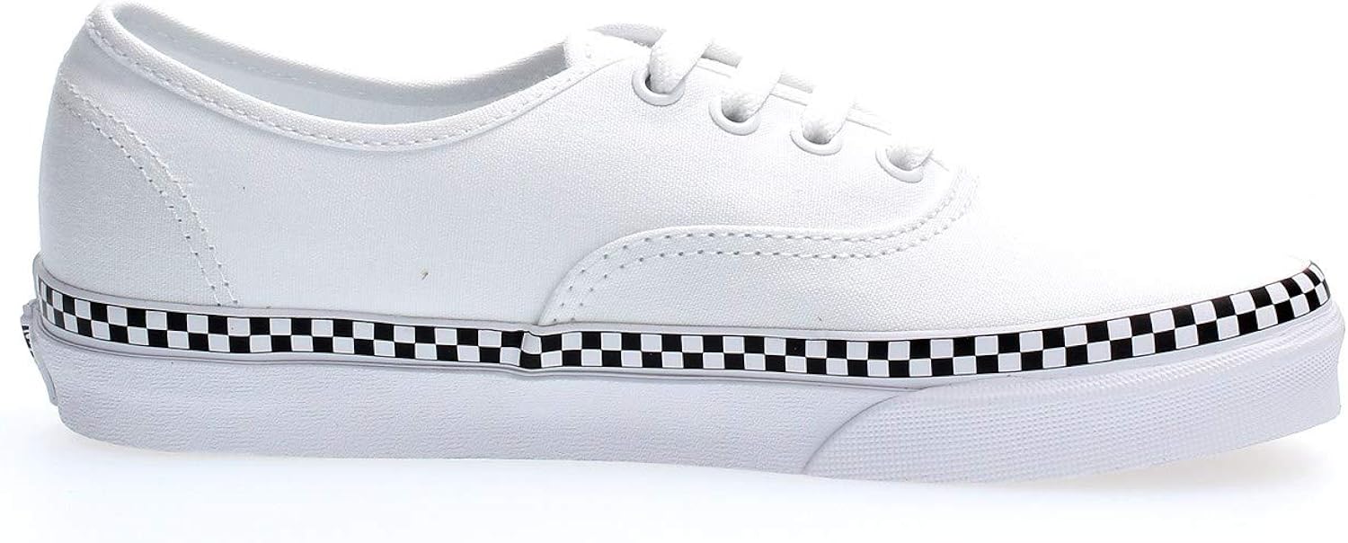 vans authentic check foxing