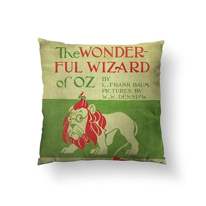 Amazon Com Sharp Shirter Wizard Of Oz Book Throw Pillow 14 X
