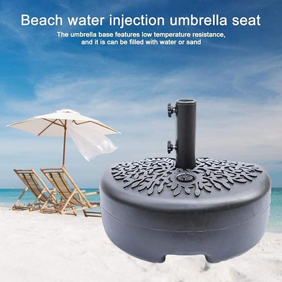 Parasol Stands Bases Garden Outdoors Wangza Umbrella Base Weight For Garden Patio Parasol Round Sun Umbrella Base Outdoor Heavy Duty 15 Inch Portable Water Filled Umbrella Base