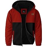 ZITY Boys Fleece Jacket Sherpa Lined Hoodie Zip Up Sweatshirts Windproof Outerwear Warm Autumn Winter Coat 6-15 Years