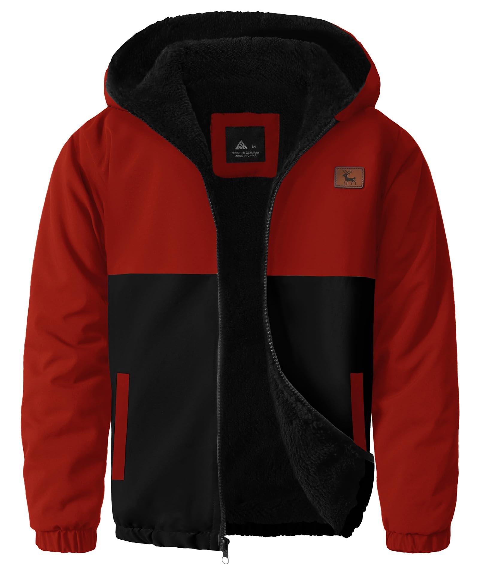 Photo 1 of *USED*
ZITY Boys Fleece Jacket Sherpa Lined Hoodie Zip Up Sweatshirt Warm Outerwear Winter Coat Size XL Kids