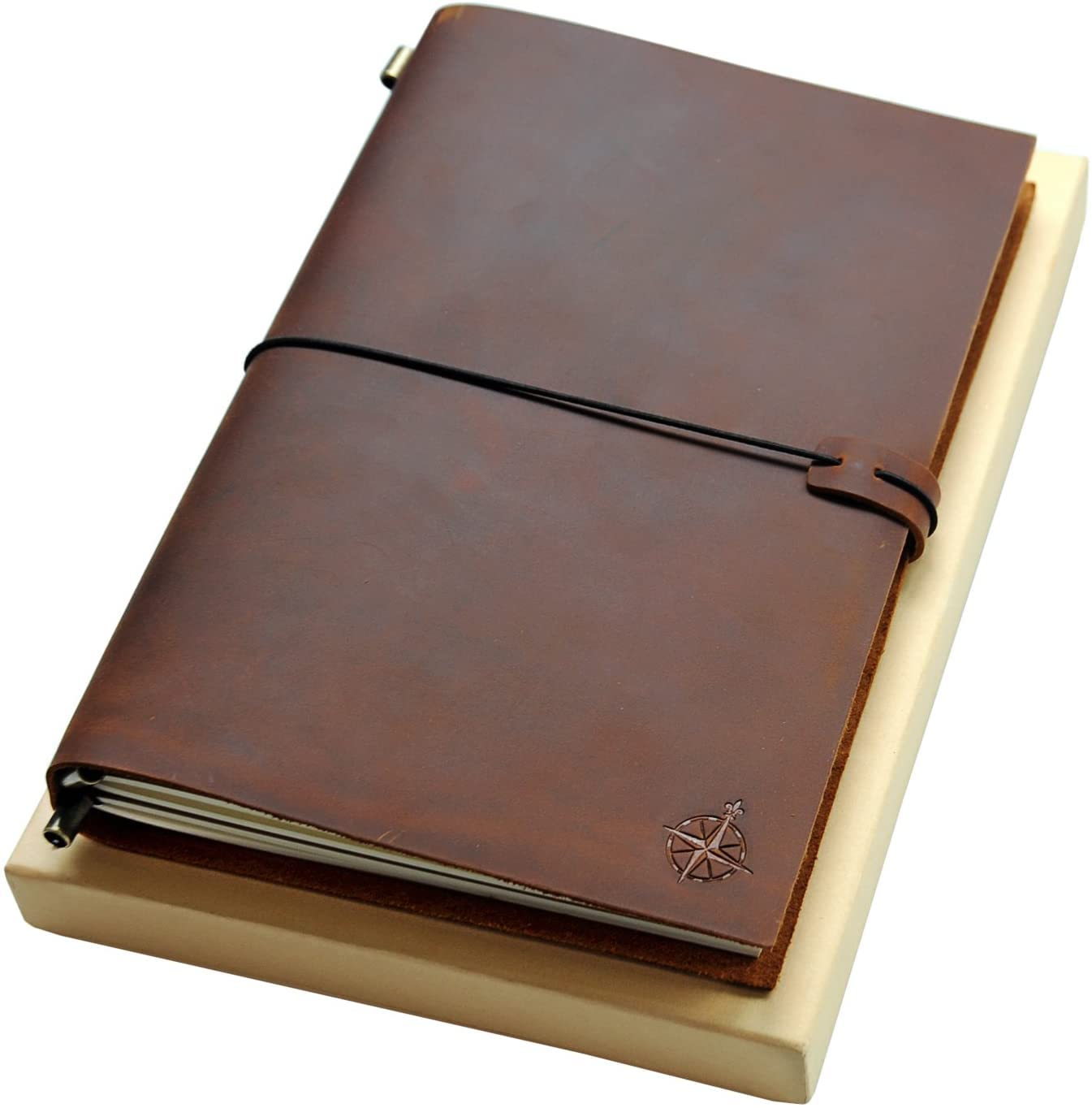 Large Leather Journal - The Wanderings Grande Refillable Travel Notebook - Perfect for Writing, Sketching, Scrapbooks, Drawing, Travelers, Professionals - Blank Inserts 28x19cm โ image 1