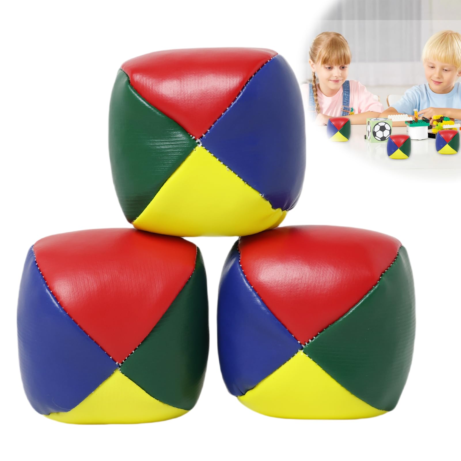 Juggling Balls for Adults Beginners Children Set of 3 Durable Soft Juggling Balls for Learning Circus Toy, Skill Development, Easy Grip and Comfortable for Practice, Perfect for Fun and Learning
